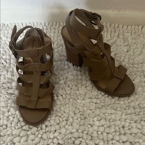 American Eagle Outfitters Brown Strappy Heels
